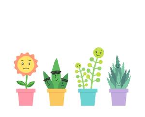 hachibi (hachibi)さんの植物のキャラクターのイラスト【追加発注あり】への提案