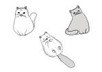 una (yyy3)さんの猫のイラスト3種類 募集への提案