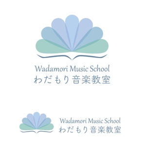 カワゾメ (kawazome)さんの音楽教室「わだもり音楽教室」のロゴへの提案