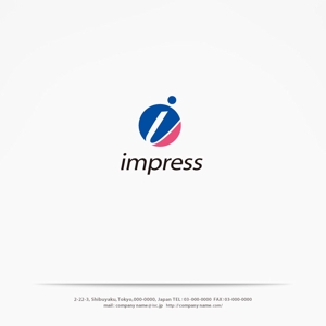 H-Design (yahhidy)さんの生命保険代理店「impress」のロゴへの提案