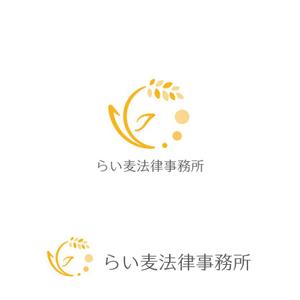 marutsuki (marutsuki)さんの法律事務所「らい麦法律事務所」のロゴへの提案
