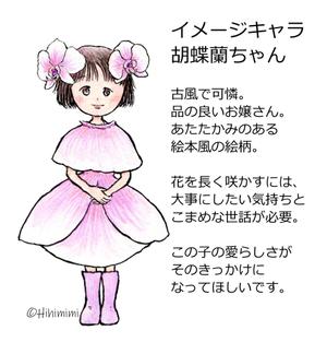 ハイハイミミ（イラスト・絵本） (hihimimi)さんの胡蝶蘭販売サイト胡蝶蘭園.comから同梱・発送するお手入れ方法のイラスト冊子の制作への提案