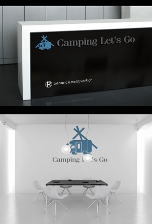  chopin（ショパン） (chopin1810liszt)さんのキャンピングカーレンタルサイト「Camping Let's Go」のロゴへの提案