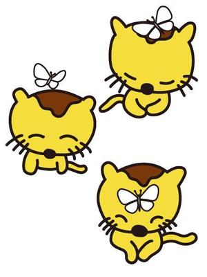 市原 稔也 (haniwa-hana)さんの猫のイラスト3種類 募集への提案
