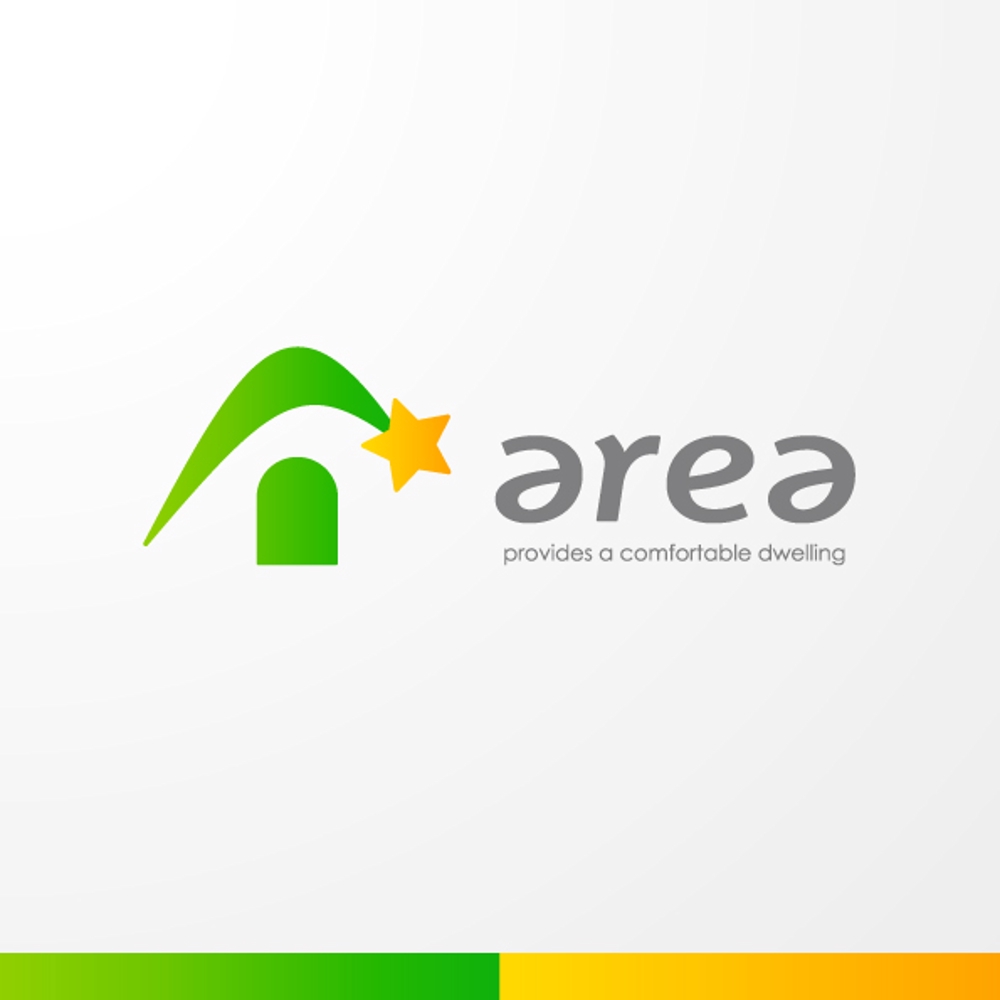 「area」のロゴ作成