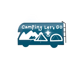 宿屋のらくがき (amune)さんのキャンピングカーレンタルサイト「Camping Let's Go」のロゴへの提案