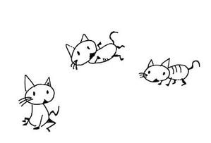 mazzaさんの猫のイラスト3種類 募集への提案