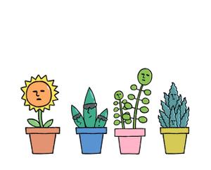 シキシマ (Hsm84)さんの植物のキャラクターのイラスト【追加発注あり】への提案