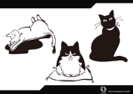 広野 (hylonomusko)さんの猫のイラスト3種類 募集への提案