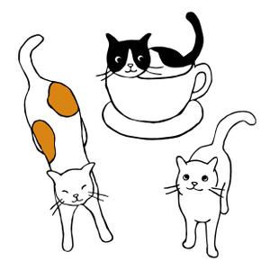 kaikonomayu (kaikonomayu)さんの猫のイラスト3種類 募集への提案