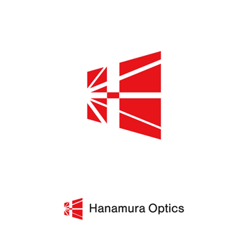 レーザー装置や通信に関する光学製品を取扱う輸入商社「株式会社ハナムラオプティクス」のロゴ