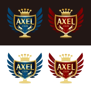 Hokurea (hokurea)さんのホストクラブ「AXEL」のロゴへの提案