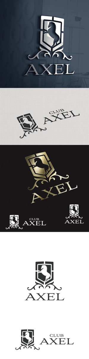 cozzy (cozzy)さんのホストクラブ「AXEL」のロゴへの提案