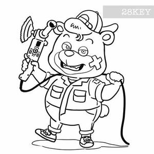 28KEY / ツバキ (28key0)さんのカーディテーリング・ボディコーティング店のキャラクターデザインへの提案