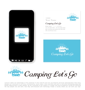 tog_design (tog_design)さんのキャンピングカーレンタルサイト「Camping Let's Go」のロゴへの提案
