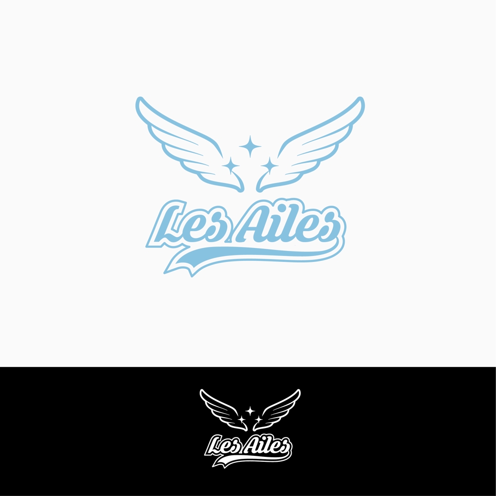 ロックバンド「Les Ailes」のロゴ