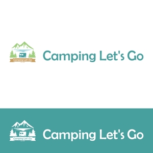 crawl (sumii430)さんのキャンピングカーレンタルサイト「Camping Let's Go」のロゴへの提案