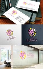 m_mhljm (m_mhljm)さんのヘアサロン「flower」ロゴ制作依頼への提案