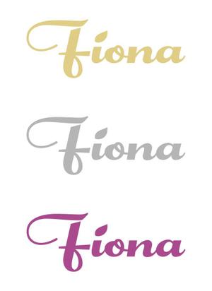 tsujimo (tsujimo)さんの「Fiona」のロゴ作成への提案