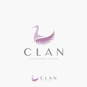 kohgun ()さんのアイラッシュサロン ｢CLAN｣のロゴへの提案