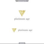 queuecat (queuecat)さんのフランチャイズコンサル 『platinum age 』のロゴへの提案