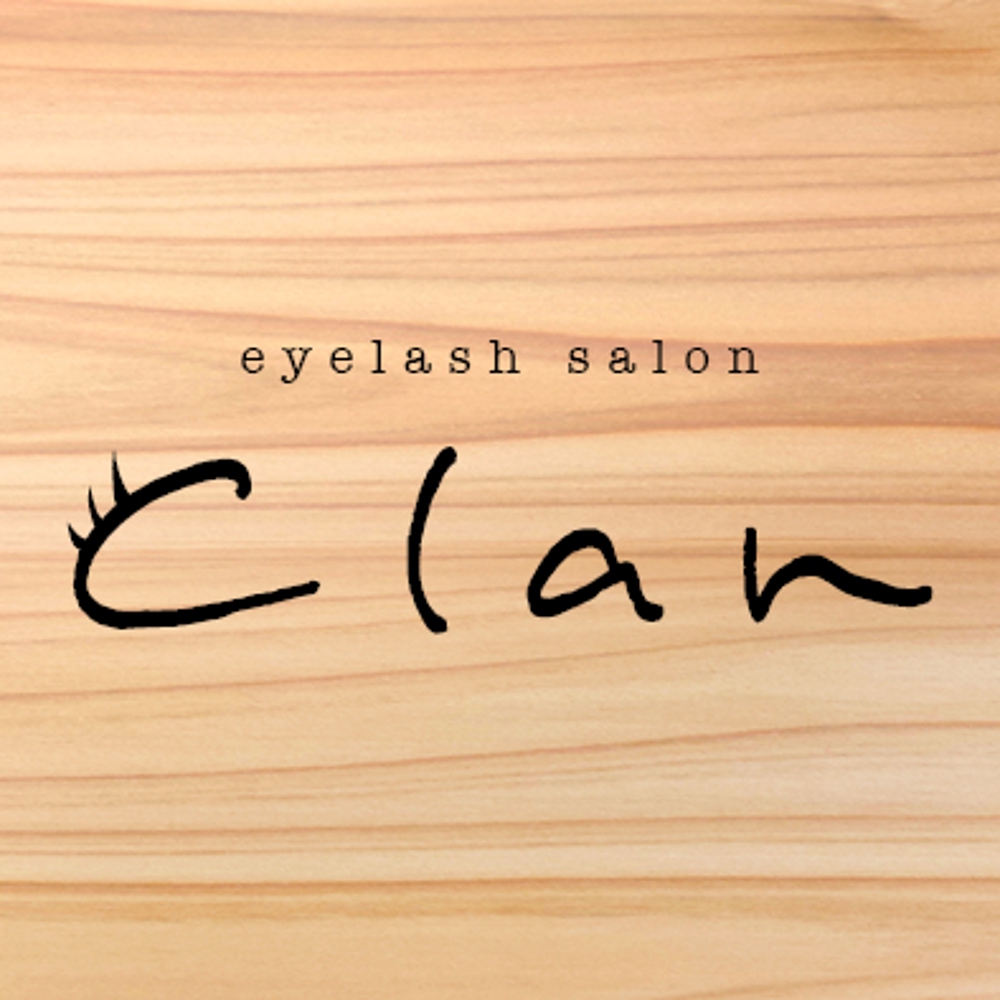 アイラッシュサロン ｢CLAN｣のロゴ