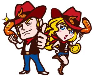 mamikaru (mamikaru)さんの外人の2頭身キャラクターデザインへの提案