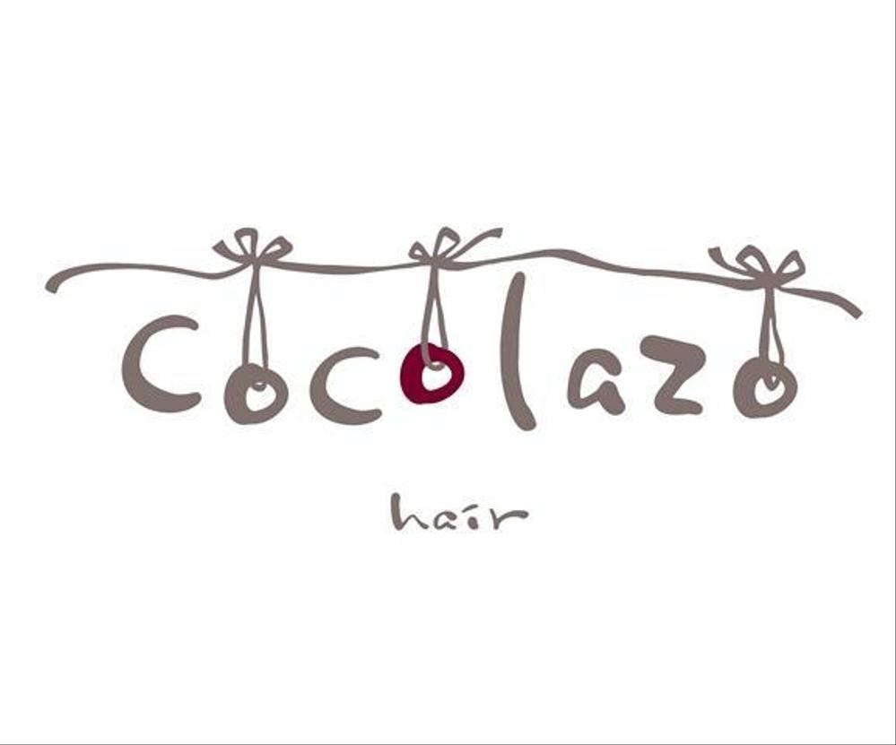 「Cocolazo　hair」のロゴ作成