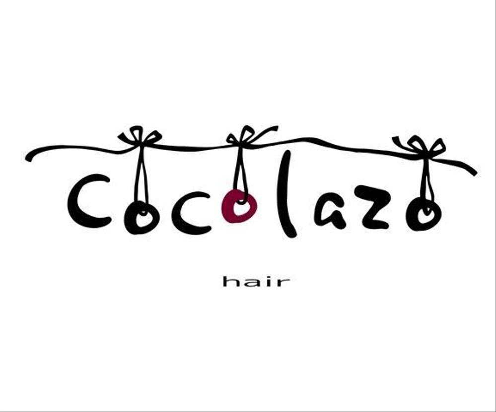 「Cocolazo　hair」のロゴ作成