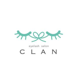 meets (tochi_maki)さんのアイラッシュサロン ｢CLAN｣のロゴへの提案