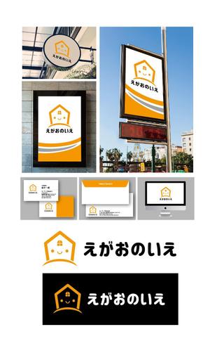K-J (king_j)さんの障害者生活支援デイサービス　「えがおのいえ」のロゴへの提案