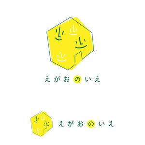 Elliptic Design (ellips)さんの障害者生活支援デイサービス　「えがおのいえ」のロゴへの提案