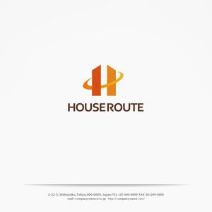 H-Design (yahhidy)さんの建設・土木会社「HouseRoute」のロゴの作成への提案