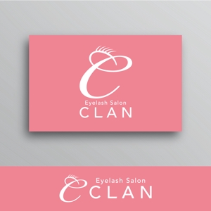 White-design (White-design)さんのアイラッシュサロン ｢CLAN｣のロゴへの提案