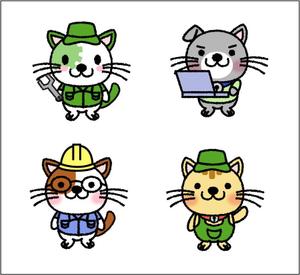 あいはらひろみ (hirohiro)さんの建機販売会社の親しみやすいイメージキャラクターの作成（犬or猫）への提案