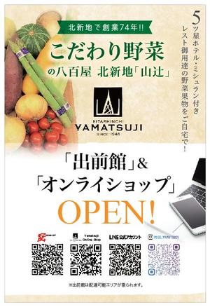 hanako (nishi1226)さんのオンラインショップ、オープン案内DMはがきのデザインへの提案