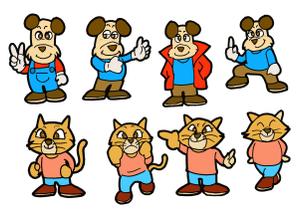 小田　一郎 (ichannel16)さんの建機販売会社の親しみやすいイメージキャラクターの作成（犬or猫）への提案