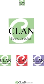 Cafe Kawashima (Kawaken_design)さんのアイラッシュサロン ｢CLAN｣のロゴへの提案