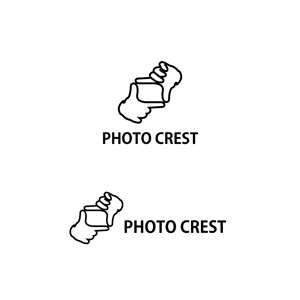 m-iriyaさんの写真撮影・写真プリント会社「PHOTO CREST」のロゴへの提案