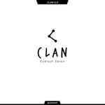 queuecat (queuecat)さんのアイラッシュサロン ｢CLAN｣のロゴへの提案