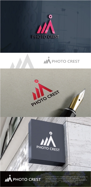 drkigawa (drkigawa)さんの写真撮影・写真プリント会社「PHOTO CREST」のロゴへの提案