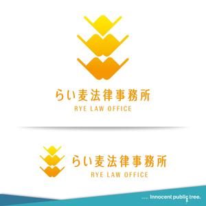 Innocent public tree (nekosu)さんの法律事務所「らい麦法律事務所」のロゴへの提案