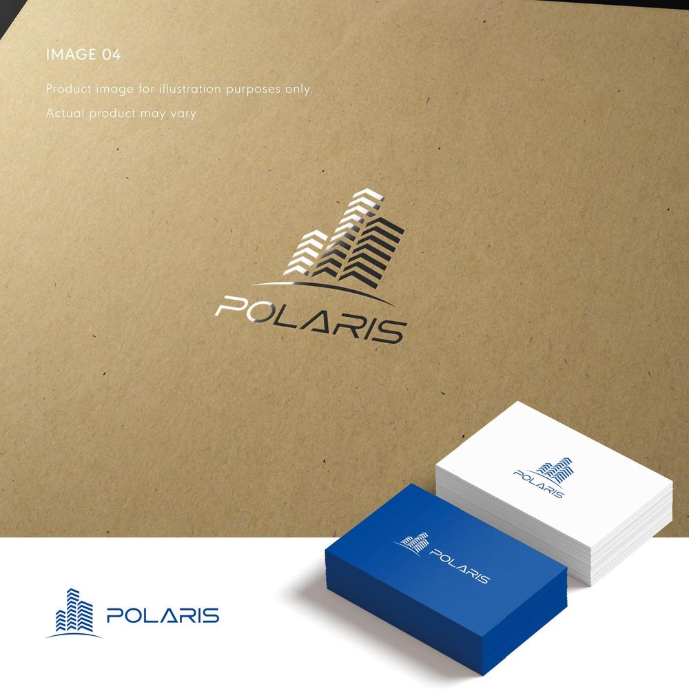 建築会社「Polaris」のロゴ