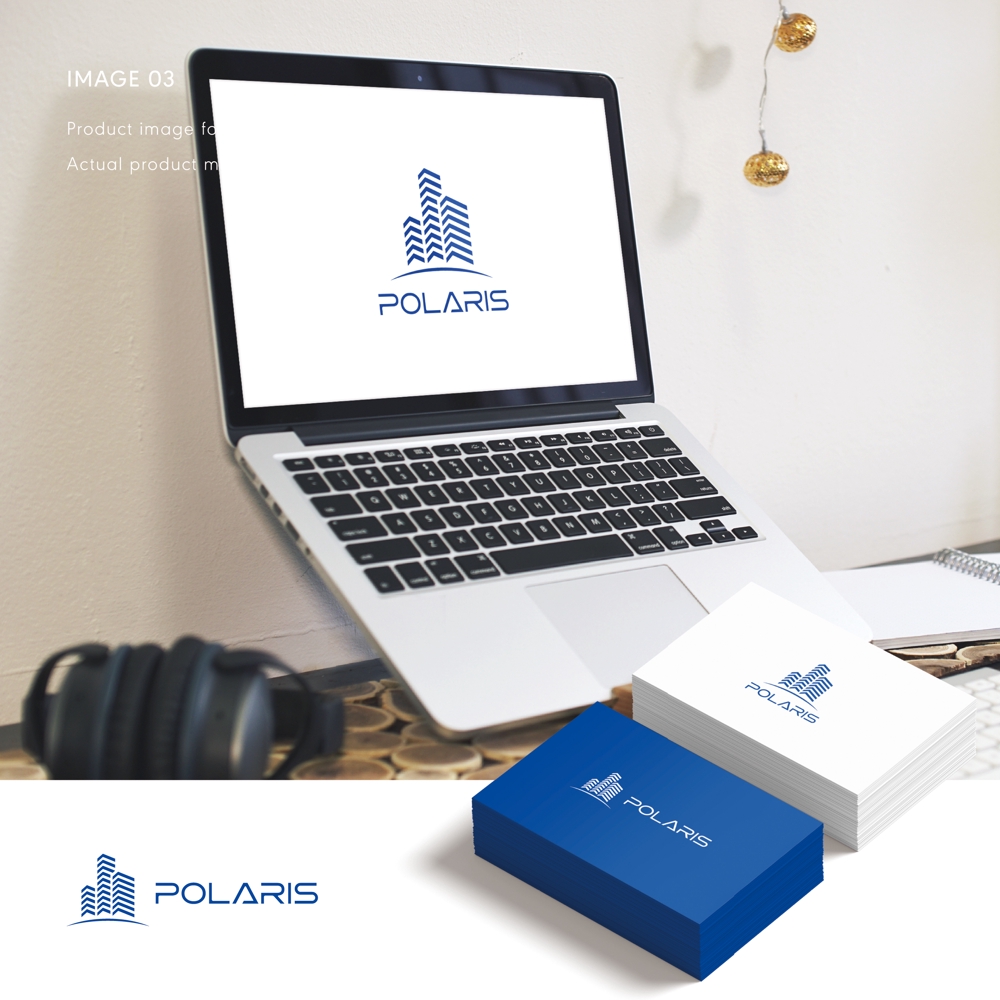 建築会社「Polaris」のロゴ