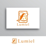 White-design (White-design)さんの女性向け広告媒体【Lumiel】のロゴ制作依頼への提案