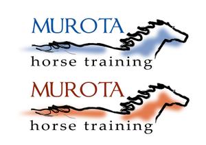 level_upさんの「murota horse training」のロゴ作成への提案