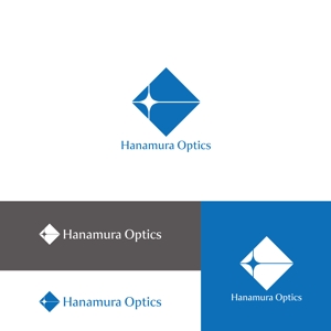 M+DESIGN WORKS (msyiea)さんのレーザー装置や通信に関する光学製品を取扱う輸入商社「株式会社ハナムラオプティクス」のロゴへの提案