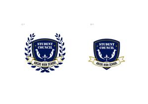 hautu (hautu)さんの高校の生徒会エンブレムロゴへの提案
