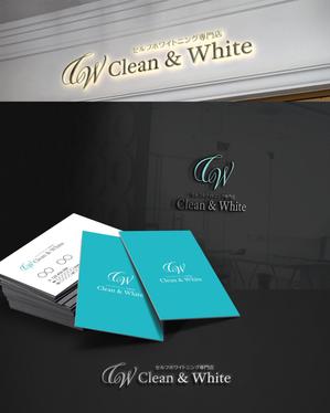 D.R DESIGN (Nakamura__)さんのセルフホワイトニング店舗「Clean & White」ロゴへの提案