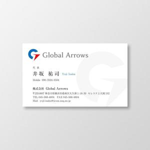 T-aki (T-aki)さんの自動車販売業　株式会社Global　Arrows　の名刺デザインへの提案